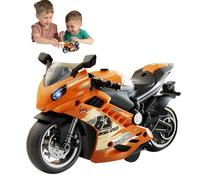 Statuetta di motocicletta: kit di modellino giocattolo con luce e suono