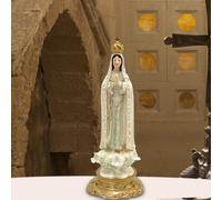 Statuetta di Nostra Signora di Fatima Ornamento da tavolo Statua della Beata