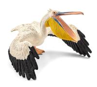 Statuetta di pellicano - Statuetta in ceramica artistica, affascinante ornamento costiero | Modello di pellicano, modello animale altamente simulato per la decorazione della casa al mare, accessorio p