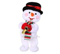 Statuetta di peluche - Materiale di peluche corto 380 g, giocattolo animato con componenti elettronici, decorazione musicale canto | Statua di danza divertente per vacanze, feste, dic