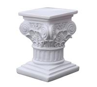 Statuetta di pilastro romano - Modello di colonna classica, ornamento in resina bianca, scultura centrotavola decorativa 4,53x3,35x3,15 pollici | Decorazioni per la casa di ispirazione , esposito