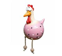 Statuetta Di Pollo Con Zampe Penzolanti, Design Giocoso, Decorazione A Forma Di