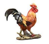 Statuetta di pollo Fortuna Statua di gallo da collezione per il compleanno