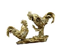 Statuetta di pollo Fortuna Statua di gallo da collezione per il compleanno