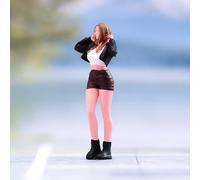 Statuetta di ragazza dai capelli lunghi in scala 1:64, progetti fai da te,