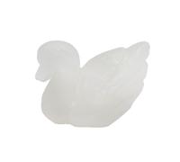 Statuetta di Sale Himalayano Bianco naturale a forma di Cigno 500g