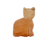 Statuetta di Sale Himalayano Rosa naturale a forma di Gatto 500g