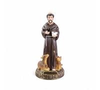 Statuetta di San il Frate D'Assisi Dipinta a Mano per Altare Domestico, Fedeli