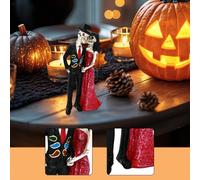 Statuetta di Scheletro Da Collezione, Statua di Coppia di Sposi Del Giorno Dei