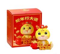 Statuetta di serpente in resina estetica, centrotavola perfetto per spazi creativi (pace)