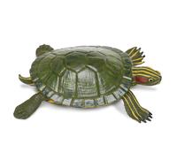 Statuetta di tartaruga dalle orecchie rosse di Safari Ltd. - Modello realistico da 5,25 pollici - Giocattolo