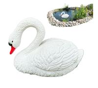 Statuetta d'oca - esca realistica per laghetti e piscine, statua di uccelli galleggiante realistica per giardino, terrazza, giardino, giardino, giardino, giardino, giardino, giochi d'acqua