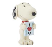Statuetta Enesco Jim Shore Peanuts Snoopy (I Love You)