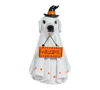 Statuetta Fantasma Animale Spettrale in Resina e Illuminazione Ambientale a