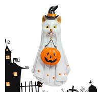 Statuetta Fantasma di Halloween - Fantasmi Animali Spettrali Con Luci Decorazione | Decorazioni Per Esterni Tavolo Giardino Festa Halloween Casa Stregata Finestra Sentiero Campeggio