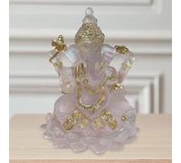 Statuetta Ganesh in resina, statua indiana di Ganesha, per ripiano per