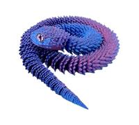 Statuetta Giocattolo Serpente - Giocattolo Serpente Che Si Al Buio | Vipera Stampata In 3D Per Il Compleanno, Cestino Pasquale, Decorazioni Per La Scrivania, Oggetti Da Collezione Per La Casa