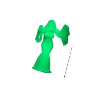 Statuetta gotica della sposa stampata in 3D, statua della sposa fantasma di Halloween, decorazione da scrivania per la casa