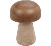 Statuetta in legno a forma di fungo, 20 cm
