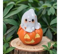 Statuetta in miniatura a forma di coppia fantasma di Halloween per la