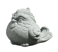 Statuetta in miniatura per animali domestici, colore sabbia, statuetta per animali domestici con tè fortunato, statua di animali antichi in stile cinese, statuetta per animali domestici color sabbia