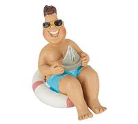 Statuetta in poliresina Holiday in Swimming Hoop 5 x 4,5 cm Spring and Summer Like Bathing