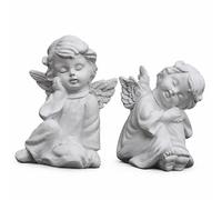 Statuetta In Resina Di Angelo Ragazza, Ornamento Da Scrivania, Posa Pensierosa,
