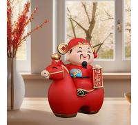 Statuetta in resina raffigurante il Dio della Fortuna, per centrotavola,