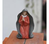 Statuetta in Resina Raffigurante Una Donna Religiosa, Ideale per Una Libreria O