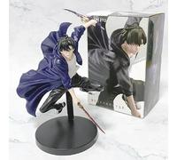 Statuetta livellante anime solista - Sung Jinwoo Cha Hae-In Igris Antares Beru S Rank Manwa Statua Katana Rara Aura da collezione per i fan di livellamento da solo (Sung Jinwoo 18 cm)
