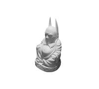Statuetta Mashup Batman Buddha - Scultura Decorativa Stampabile in 3D