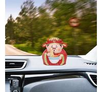 Statuetta mitologica cinese in resina carina alta 2,3 pollici per