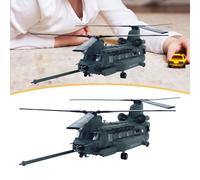 Statuetta modello di elicottero MH-47G in scala 1/72 per libreria domestica