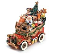 Statuetta musicale "We Wish You A Merry Christmas" di Babbo Natale