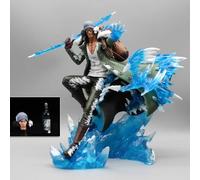 Statuetta One Piece - Kuzan Aokiji (2 teste) - 30 cm - Statua LED PVC