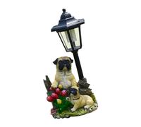 Statuetta Per Cani Da Patio, Luce Ad Energia Solare Per Porta D'ingresso O