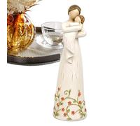 Statuetta per mamma e figlia - Kit regalo del Ringraziamento per la festa della mamma, modulo di disposizione del comodino di compleanno, accessorio per scultura estetica del 'appartamento