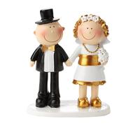 Statuetta per torte, per 50° anniversario di matrimonio, nozze d’oro, adatta anc