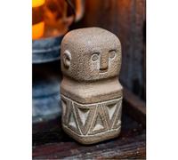 Statuetta primitiva in Cemento intagliata a Mano, Regalo Tribale Rustico per Mamma e papà, Decorazione primitiva, Statue di civiltà Antica, Arredamento per la casa C