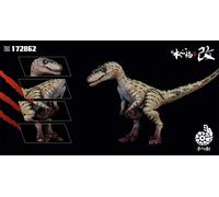 Statuetta Raptor Dinosauro Nanmu Studio White Queen, Ciondolo Sfortuna,...