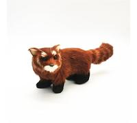 Statuetta realistica di panda rosso da 11,8 pollici, statua di animale finto, decorazione for la casa realizzata a mano