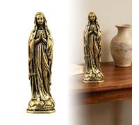 Statuetta retrò di un sacerdote in ottone, piccola decorazione da tavolo in bronzo, decorazione pasquale 411