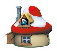 Statuetta salvadanaio Plastoy Les Schtroumpfs, la Maison Champignon (080201)