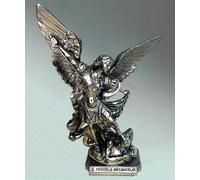 Statuetta San Michele Arcangelo Statuina Decorativa Statuette Statuine Pattinato