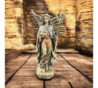 Statuetta scolpita del piccolo arcangelo Raffaele da Rafael Veronese WU78398AP