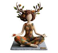 Statuetta scultorea "Armonia Interiore" per l'arredamento della casa, scultura moderna, ornamento per soggiorno e camera da letto, oggetto decorativo la consapevolezza, regalo il Roba La (D, One Size)