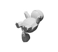 Statuetta Squirtle Pokemon Figura Decorativa da Collezione Stampata 3D