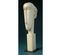 Statuetta Testa da donna pietra Modigliani statuina da collezione soprammobile a