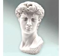 Statuetta Testa David Michelangelo Statuette Decorativa Statuina statuine bianco
