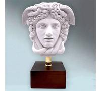 Statuetta Testa di Medusa Rondanini Fidia Statuette Statuina statuine bianca new